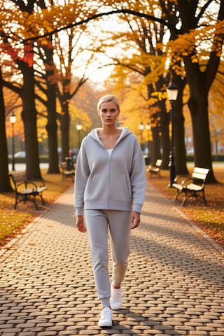 Benerly Kadın Kapüşonlu Fermuarlı Düşük Kol Örme Sweatshirt Fonksiyonel D Gri