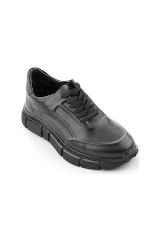 Bambi Siyah Napa Hakiki Deri Erkek Sneaker E01736060443
