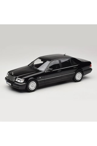 1:18 Ölçek 1997 Mercedes Benz S Class S600 W140 Diecast Metal Minyatür Model Araba 25cm