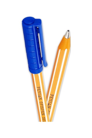 Tükenmez Kalem Office Pen Mavi 1010 12'li Mavi