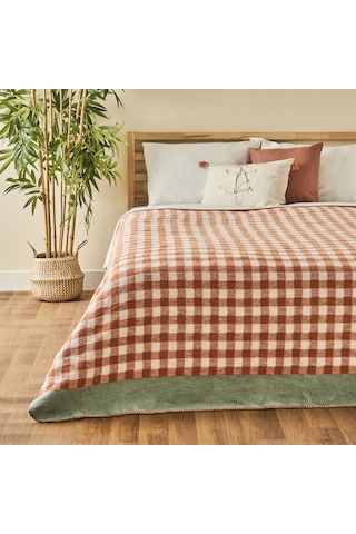 Bella Maison Pavia Çift Kişilik Pamuklu Battaniye 180 x 220 CM Çok Renkli