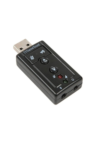 Lexroo 7.1 Usb Stereo Ses Adaptörü, Harici Ses Kartı