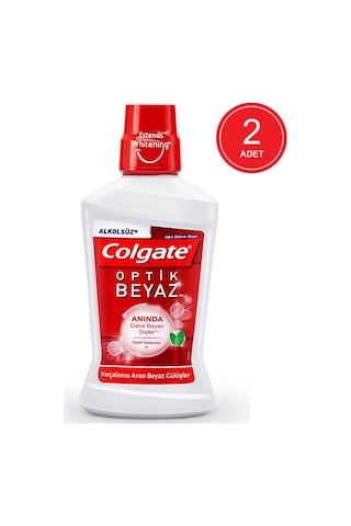 Colgate Optik Beyaz Ağız Bakım Suyu 2 x 500 ML