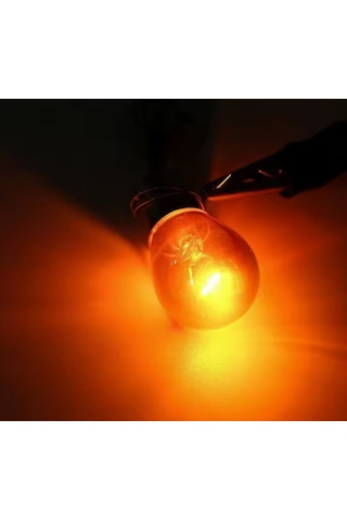2 Adet 12v P21/5w Çift Duy Yakın Tırnak Amber Diadem Chrome Ampul Baz15d