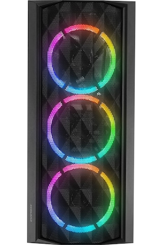 Everest Bumpy 600w Usb 3.2 Rgb Atx Mid Tower Siyah Kasa