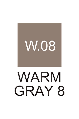 Zig Kurecolor Kc-3000 Twin Marker - Warm Gray - W08