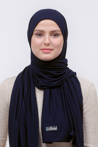 Altobeh Tesettür Kadın Penye Şal Düz Hijab - Lacivert