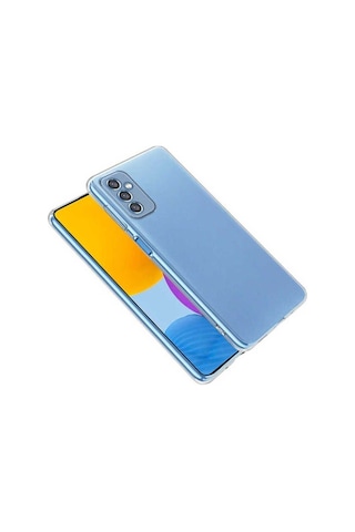 Galaxy M52 Kılıf Zore Süper Silikon Kapak Renksiz