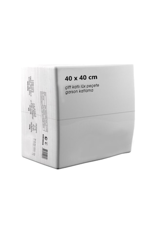 Omnisoft 40x40 Cm Beyaz 1/8 Garson Katlı Servis Peçetesi 1200 Ad