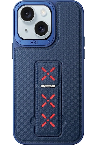 İphone 15 Hbc-248 Lima Standlı Kapak - Lacivert