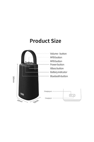 Trıbıt Stormbox Pro 24w 24 Saat Oynatma Süresi Ip67 Su Geçirmez Taşınabilir Tws Bluetooth Hoparlör