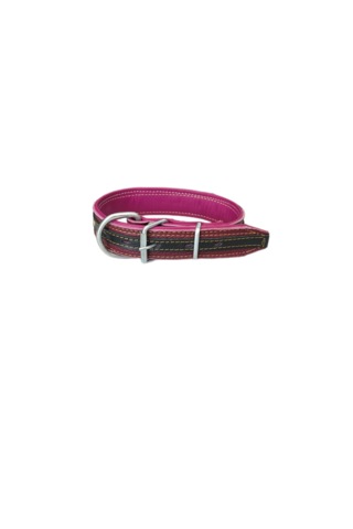 Ln Leather Gerçek Deri Orta Irk Yumuşak Dokulu 3,5 X 65 Cm Tasma Bordo Siyah