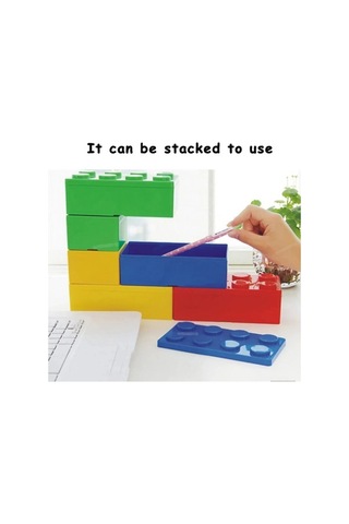 Maoyaya Yapı Taşları Saklama Kutusu - Masaüstü Makyaj Kozmetik Organizer, Çok Renkli Seçenek Çok Renkli