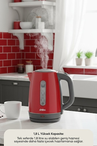 Sinbo SK-8031 Paslanmaz Çelik Su Isıtıcı Kettle