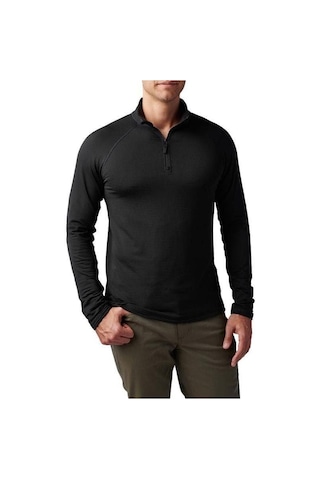 5.11 Stratos 1/4 Kısa Fermuar Sweat Sıyah-4500 Çok Renkli