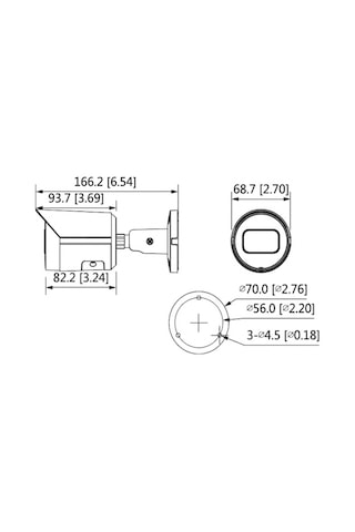 DAHUA 2MP IPC-HFW1230S-S-0280B-S4 2.8MM BULLET IP KAMERA