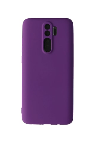 Xiaomi Redmi Note 8 Pro Kılıf First Silikon - Mor -