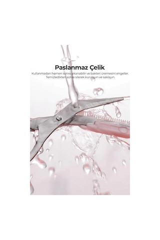 Taraklı Kaş Makası Kaş Düzeltme Makası Kaş Kısaltma Makası Ergonomik Tasarım Taraklı Makas