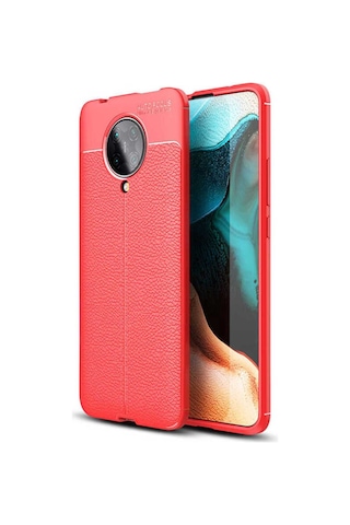 Xiaomi Poco F2 Pro Kılıf Zore Niss Silikon Kapak Kırmızı