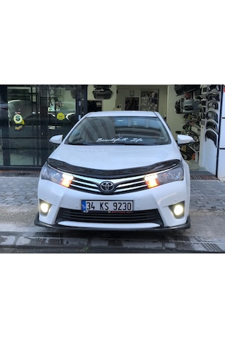 Toyata Corolla Uyumlu Kaput Rüzgarlığı 2013 Sonrası Parlak Siyah