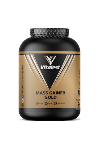 Mass Gainer Çikolata Aromalı 2400G. Karbonhidrat Tozu 24 Servis