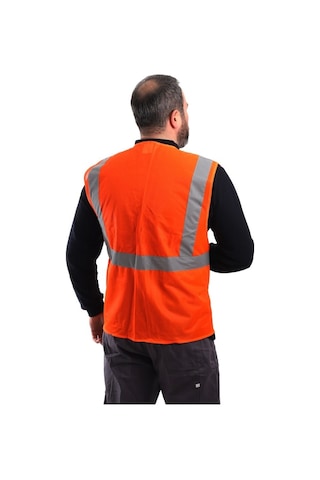 Mühendis Tipi Ikaz Yeleği - Turuncu