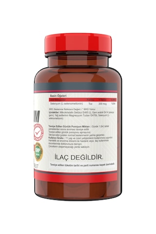 Nevfix Selenyum 200 Mcg 120   Tablet X 2 Kutu 240   Tablet