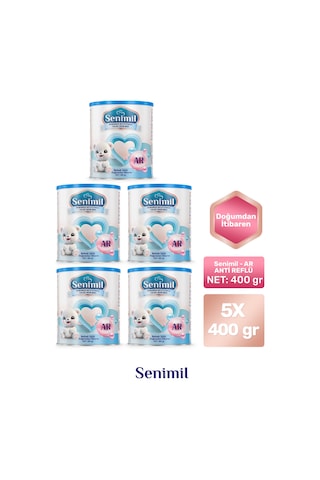 Senimil-Ar Bebek Sütü 400 Gr 5 Li Avantaj Paketi