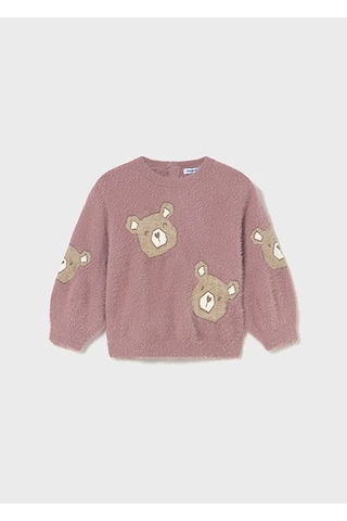 Mayoral Pembe Kız Bebek Kürklü Kazak 2356 Pembe