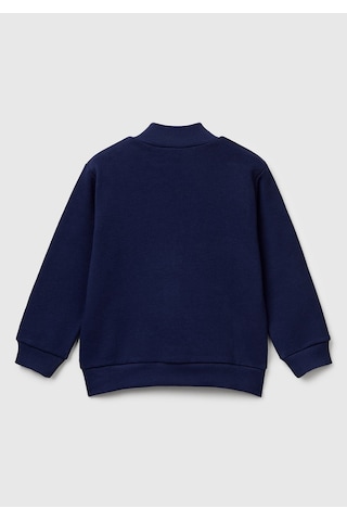 Benetton Erkek Bebek Sweatshırt Lacivert