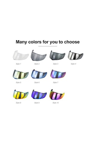 Novahub Agv K1/k3sv/k5 Tam Yüz Kask İçin Vizör Değişimi, Pc Malzeme, Uv/buğu Yansıtıcı, Çok Renkli, Kolay Kurulum