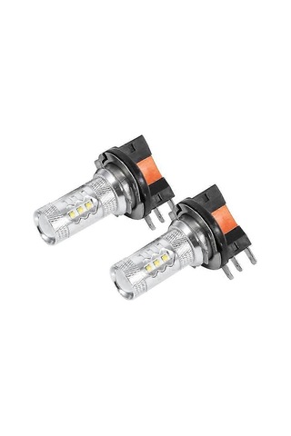 2 Adet 80w H15 Led Ampul Beyaz Araba Far Ampulleri Led Gündüz Farı Ampulü Değişimi