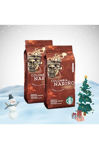 Starbucks Yılbaşı Paketi Colombia Narino Çekirdek Filtre Kahve 250 G X 2 Starbucks Yılbaşı Paketi Colombia Narino Çekirdek Filtre Kahve 250 G X 2