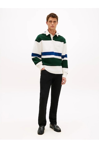 Tommy Hilfiger Mw0mw42621 Slim Straight Denton Stay Erkek Denim Pantolon Siyah