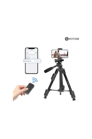 360 Derece Ayarlanabilir Kumandalı 1.25 Metre Profesyonel Kamera Sabitleyici Tripod