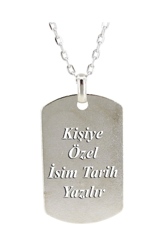 Kişiye Özel Isim Tarih Yazılabilir Asker Künyesi Eck39