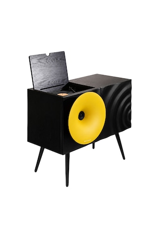 Fennessy Kresling İ7s Sarı Bluetooth Hoparlörlü 100w Hi-fi Pikap, Plakçalar