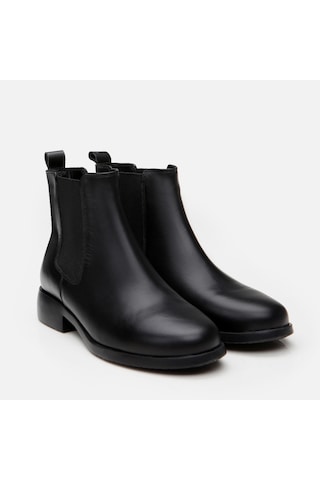 Yaya Hakiki Deri Siyah Yaya Kadın Düz Bot 01boy297290a100 Siyah-black Siyah