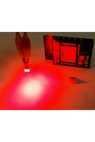 Femex Premium 15Smd Mini T10 Led Ampul Parlak Kırmızı