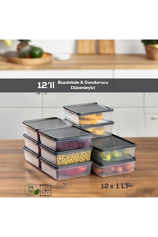 Porsima 1180 12li Nofrost Buzdolabı Düzenleyici Saklama Kabı Antr