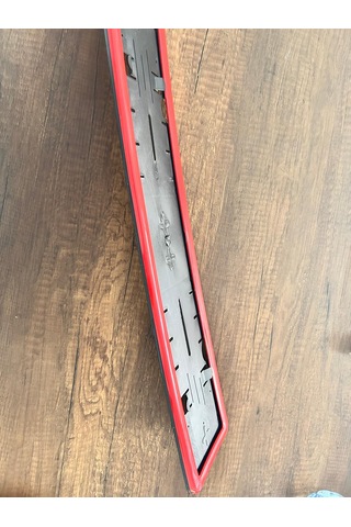 Oto Plaka 1 Adet Kırmızı