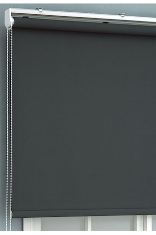 Narinlife Düz Stor Perde Siyah Modern Güneşlik Stor Perde