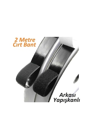 2 Metre Arkası Yapışkanlı Cırt Cırtlı Bant, Cırt Cırt, En: 2Cm (548167572)