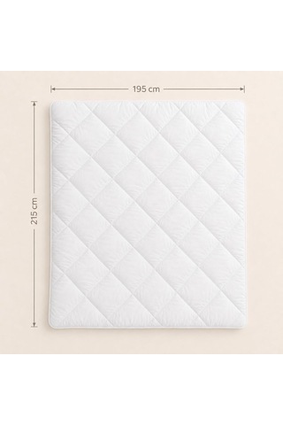 Tr Primavera Home Çift Kişilik Mikrofiber Yorgan 195x215 Cm 4 Mevsim, Silikonize Elyaf Dolgulu, Hafif Ve Yumuşak, Diğer