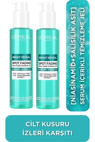 L'Oreal Paris Bright Reveal Serum İçerikli Temizleme Jeli 2 x 150 ML