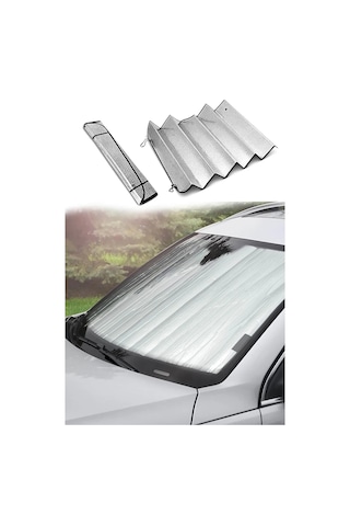 Mey İthalat Katlanabilir Oto Ön Cam Güneş Koruma Isı Yalıtımlı Peugeot 3008 Nissan Qashqai Honda Civic Volkswagen Passat