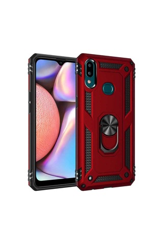Samsung Uyumlu Galaxy A10s Kılıf Zore Vega Kapak Kırmızı