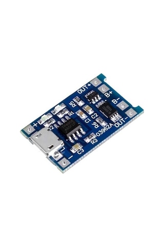 Tp4056 Micro Usb Korumalı Şarj Modülü