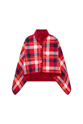 Ofis Öğle Yemeği Molası Yorgan Şal Battaniye 100 140-kırmızı Ekos