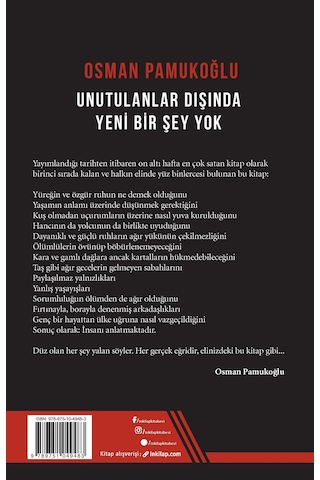 Unutulanlar Dışında Yeni Bir Şey Yok Yeni Kapak